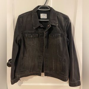 Women’s black denim jacket